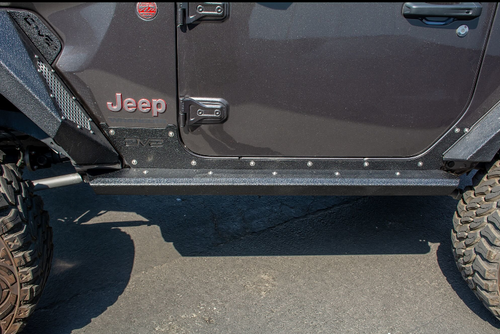 DV8 Offroad SRJL-26 Body & Frame Mounted Rock Sliders for Jeep Wrangler JL 2 Door 2018+