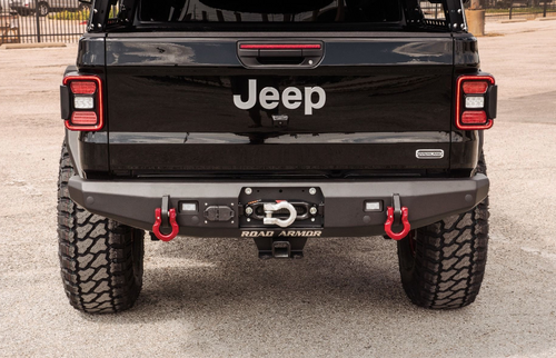 Road Armor Stealth Full Width Rear Winch Bumper for Jeep Gladiator JT 2020+