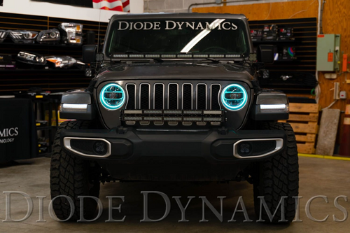 Diode Dynamics DD2290 RGBW HD LED Halos for Jeep Wrangler JL & Gladiator JT 2018+