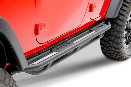 Smittybilt Rock Crawler Side Armor w/ Step | 4 Door (Wrangler JK 2007-2018)