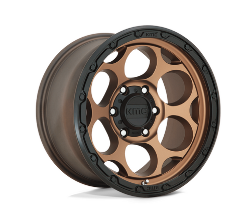 KMC Wheels KM54179050612N Dirty Harry Wheel | 17x9 | 5x5 | Matte Bronze with Black Lip
