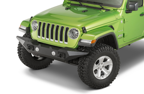 Rugged Ridge 11548.43 Spartan Front Bumper with Standard Ends for Jeep Wrangler JL & Gladiator JT 2018+