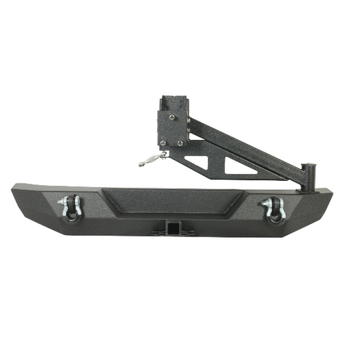 Paramount Automotive 51-0395 Rear Bumper with Tire Carrier for Jeep Wrangler JK 2007-2018