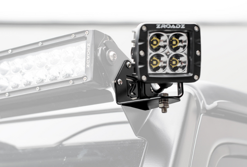 ZROADZ Z334851-KIT2 Side Mount Brackets with LED Pod Lights for Jeep JL & JT with ZROADZ Front Roof Mounts 2018+