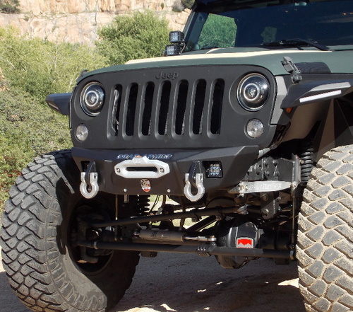 Road Armor 5180F0B Stealth Competition Cut Front Winch Bumper for Jeep Wrangler JK, JL & Gladiator JT 2007+