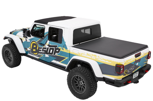 Bestop 19280-35 EZ-Roll Soft Tonneau Cover in Black Diamond for Jeep Gladiator JT 2020+