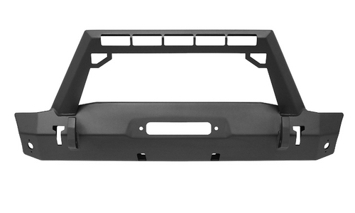 Westin Automotive 59-80085 WJ2 Front Stubby Bumper with LED Light Bar Mount for Jeep Wrangler JL & Gladiator JT 2018+