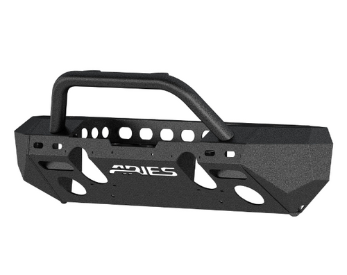 Aries 2082050 Front Winch Bumper with Brush Guard for Jeep Wrangler JK 2007-2018