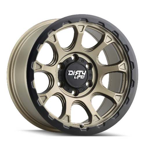 Dirty Life 9307-7873MGD Drifter 9307 Street Series Wheel 17x8.5 5x5 in Matte Gold