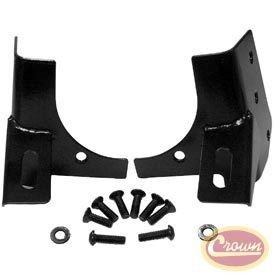 Crown Automotive Windshield Light Mounts for Jeep Wrangler TJ & LJ 1997-2006 | LB4954TJK