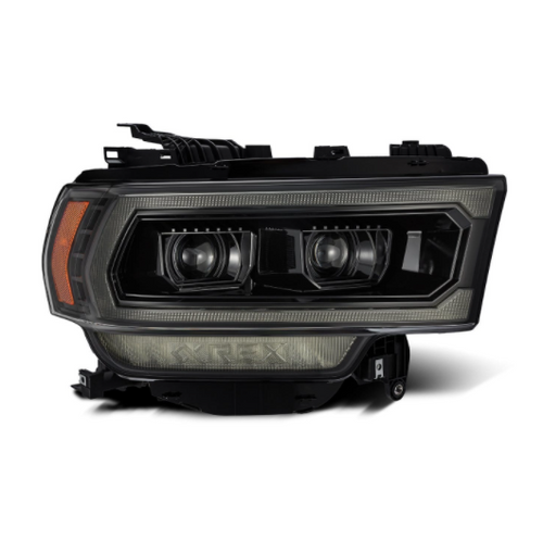 AlphaRex 880549 LUXX-Series LED Projector Headlights in Alpha Black for Ram 2500 2019+