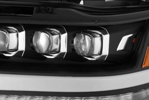 AlphaRex 880518 NOVA-Series LED Projector Headlights Black Ram 1500 2019+