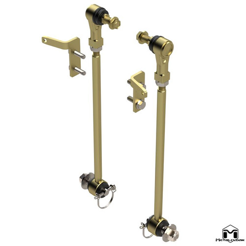 MetalCloak 7220 Front Sway Bar Disconnect Kit 14.5" for Jeep Wrangler JK 2007-2018