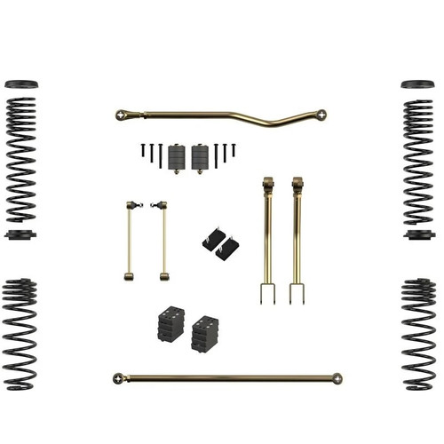 MetalCloak A5135 3.5" True Dual Rate Lift Kit for Jeep Wrangler JL 4 Door 392 2018+