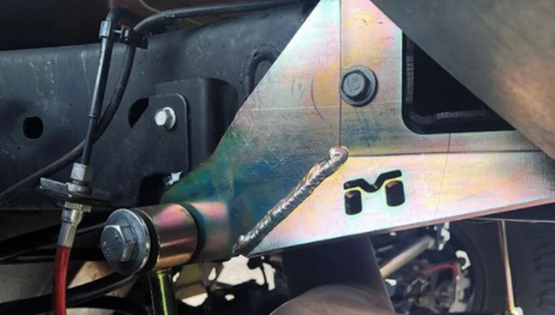 MetalCloak 6805 Rear Sway Bar Reinforcement & Repair Brackets for Jeep Gladiator JT 2020+