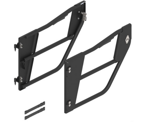 MetalCloak 4201 Aluminum Open Frame Rear Tube Doors for Jeep Wrangler JL & Gladiator JT 2018+ MetalCloak 4201 Aluminum Open Frame Rear Tube Doors for Jeep Wrangler JL & Gladiator JT 2018+