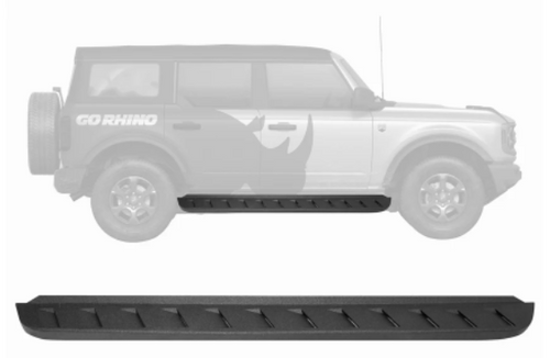 Go Rhino 63412973PC RB10 Running Boards in Textured Black for Ford Bronco 4 Door 2021+