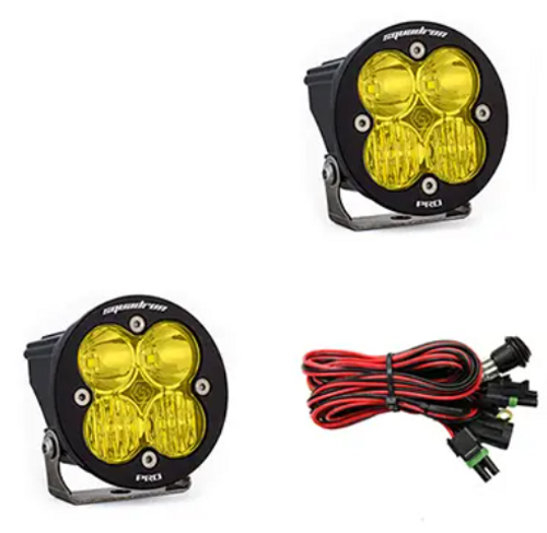 Baja Designs 597813 Squadron-R Pro Driving/Combo LED Light Pair in Amber