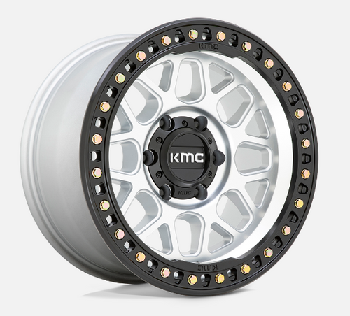 KMC Wheels KM54979050512N KM549 GRS Wheel | 17x9 | 5x5 | Machined with Satin Black Lip