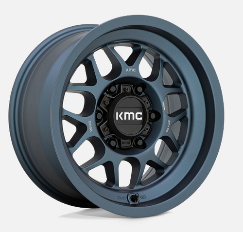 KMC Wheels KM725LX17905038N KM725 Terra Wheel | 17x9 | 5x5 | Metallic Blue