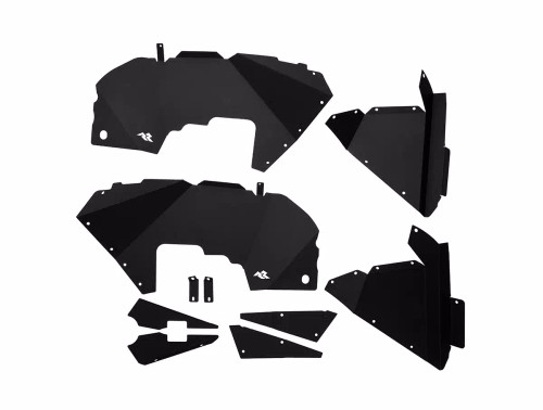 Rugged Ridge 11615.62 Rear Aluminum Inner Fender Liners for Jeep Wrangler JL 2018+