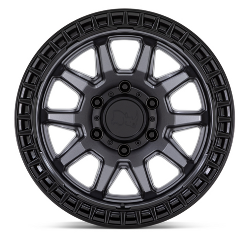 Black Rhino BR001AB17855000 Calico Wheel 17x8.5 | 5x5 | Gunmetal with Matte Black Lip