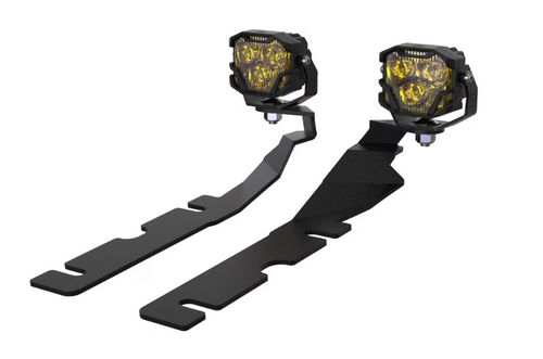 Morimoto 1 x BAF001.2, 1 x BAF046, 1 x BAF033 4Banger LED Ditch Light System for Dodge Ram 2009-2018