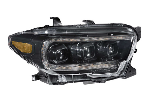 Morimoto LF530.2-A-ASM XB LED Headlight Pair in Amber for Toyota Tacoma 2016+