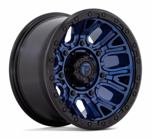 Fuel Traction Wheel 17x9 Dark Blue with Black Ring