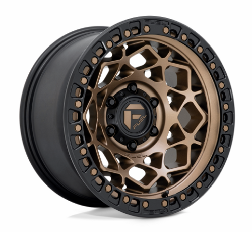 Fuel Unit Wheel 17x9 Matte Bronze with Black Ring