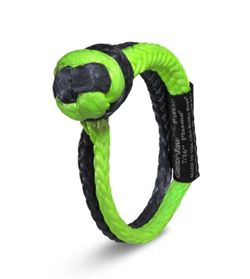 Bubba Rope 176745PROGB Gator Jaw 7/16" Pro Soft Shackle in Green