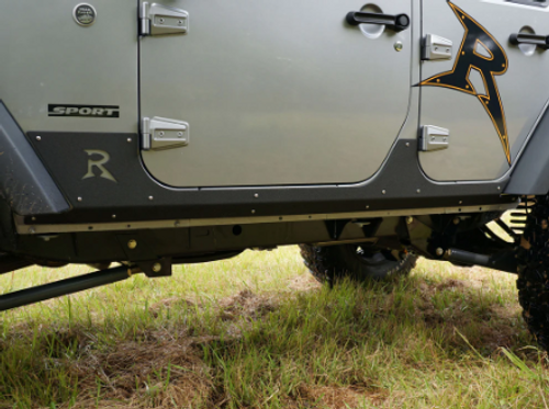 Rusty's Off Road RA-RP4D Rocker Sliders for Jeep Wrangler JK 4 Door 2007-2018