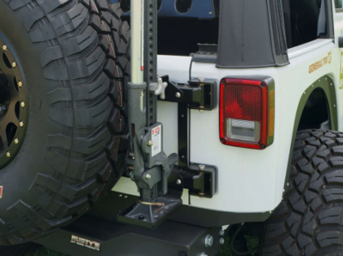 Rusty's Off Road JBHL-810-JK Hi-Lift Jack Mount for Jeep Wrangler JK 2007-2018