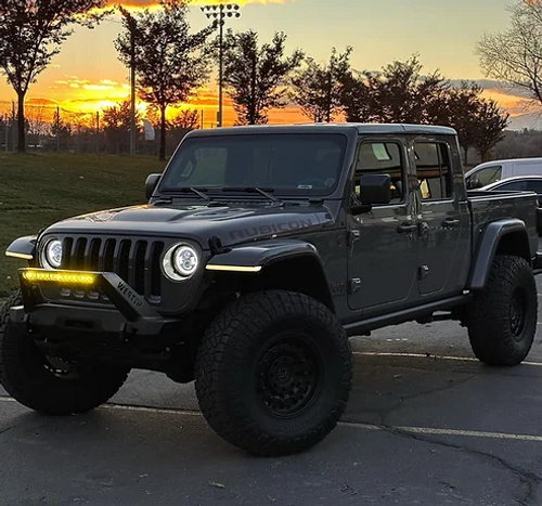 Infinite Offroad Fender Delete Brace Chop Kit & LED Turn Signals for Jeep Wrangler JL & Gladiator JT 2018+