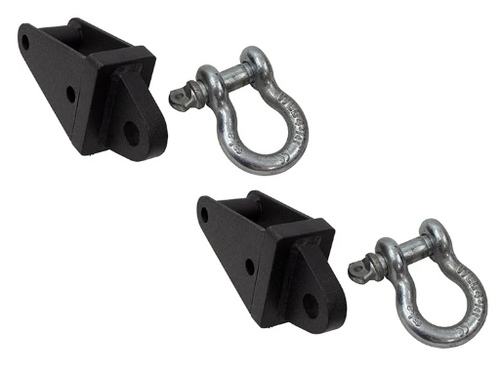 Fishbone Offroad Jeep JK Rear D-Ring Frame Mounts 2007 To 2018 JK Wrangler Rubicon And Unlimited Fishbone Offroad