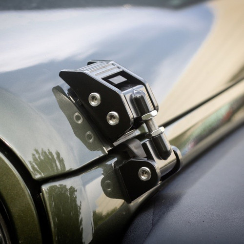 Rugged Ridge 11210.11 Alum Hood Latches Jeep JK