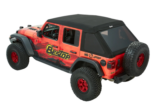 Bestop 54925 17 Trektop Ultra Soft Top For Jeep Wrangler Jl 4 Door 2018