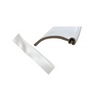Interior rubber door trim seals gaps, blocks noise and dust, and protects edges, offering a snug fit and soft close for trailer doors.