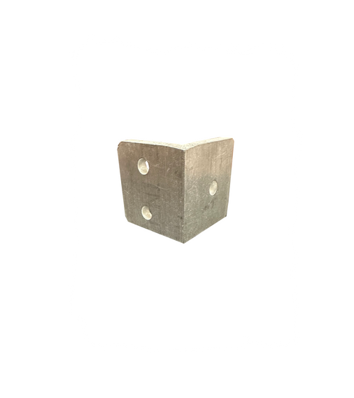This bracket is engineered to securely attach a handrail or grab bar directly to the restroom trailer unit’s structure, supporting safe use while the trailer is in motion or parked.