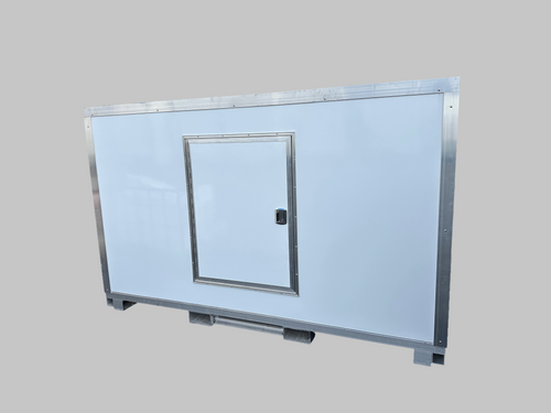 White Tank Box with Entrance Door