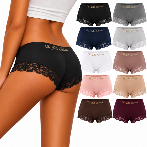 Jellis Lace Trim Boyshorts