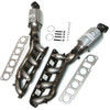 2018-2021 NISSAN Armada 5.6L Both Front Manifold Catalytic Converters OEM Grade 2 PIECES 52211-52212-2