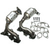 2004-2007 Toyota Highlander 3.3L Manifold Catalytic Converters 518214-518215-2