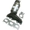 2007-2009 HYUNDAI Santa Fe 3.3L Manifold Catalytic Converter Front Right 51105-1