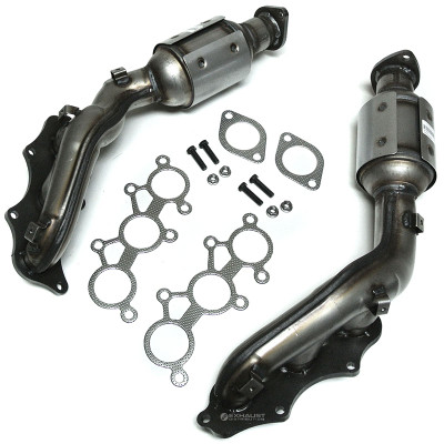 2010-2012 TOYOTA 4Runner 4.0L Manifold Catalytic Converter 2 PIECES PAIR 52622-52623-1