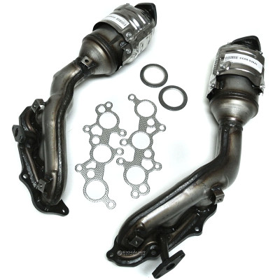 2013-2014 TOYOTA FJ CRUISER 4.0L Left and Right Manifold Catalytic Converter 52640-52641-2