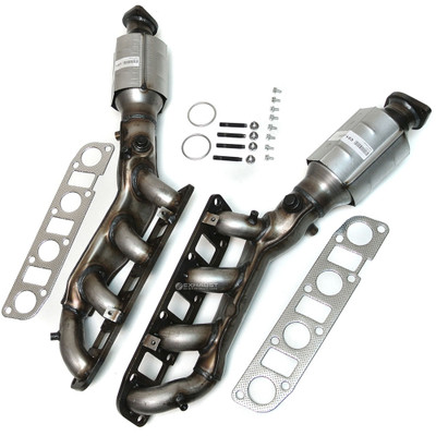 2016-2021 NISSAN Titan XD 5.6L Both Front Manifold Catalytic Converters OEM Grade 2 PIECES 52211-52212-6