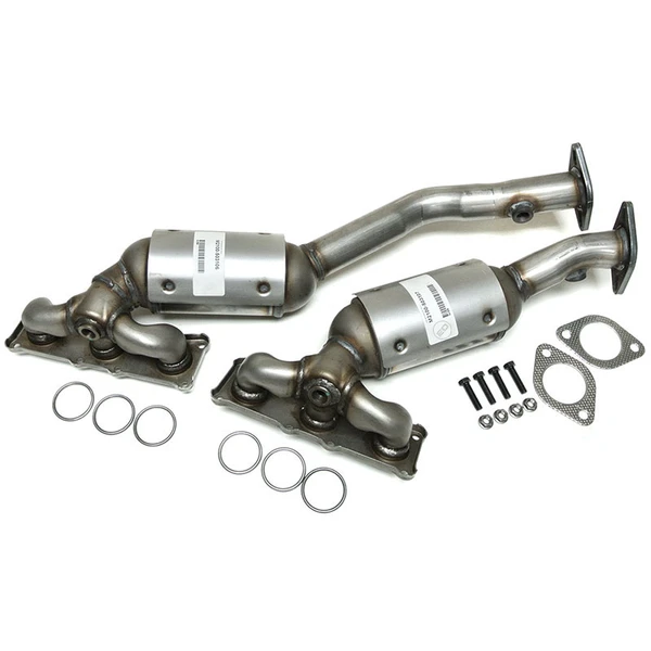 2007-2012 BMW 328i 3.0L Manifold Catalytic Converter 2 PIECES PAIR 503106-503107-2