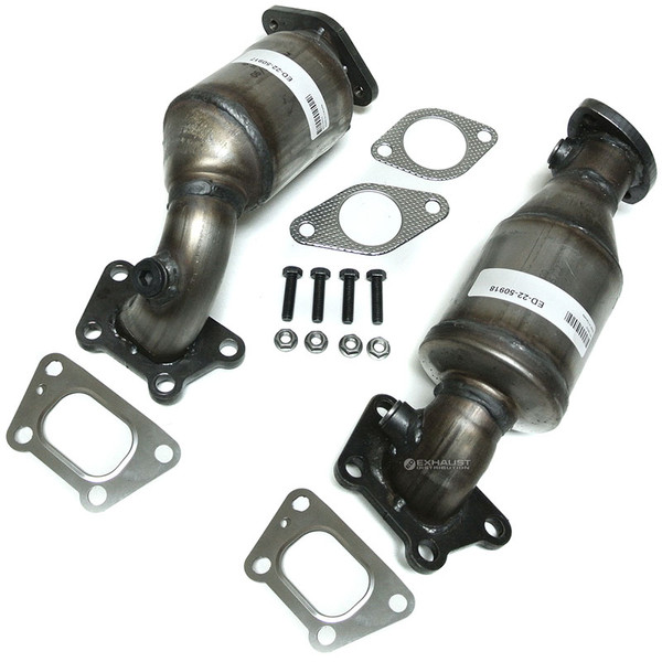 2013-2017 GMC Terrain 3.6L Front Catalytic Converter 2 PIECES PAIR 50917-50918-4
