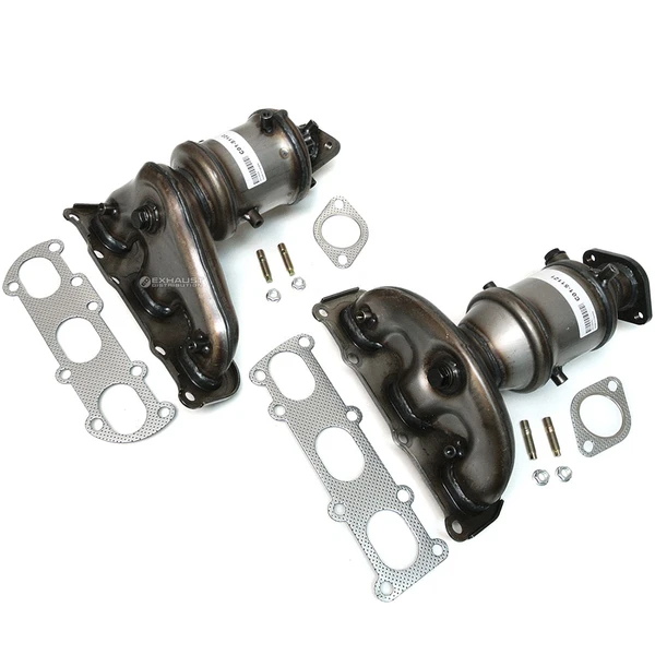 2013-2018 HYUNDAI Santa Fe 3.3L Both Front Manifold Catalytic Converters 2 PIECES 51121-51122-3